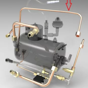 , Isomac, Isomac copper pipe hot water valve