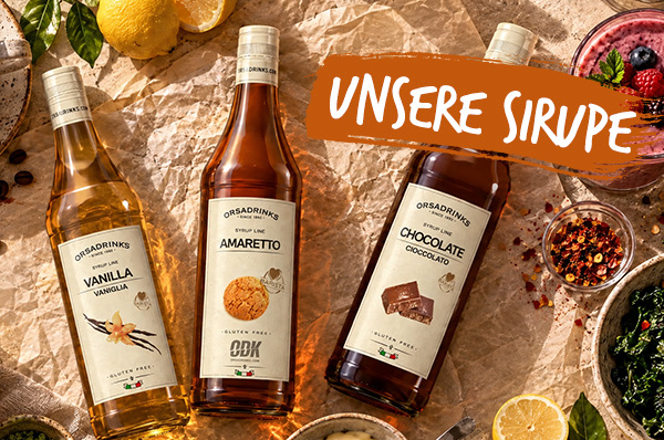 Nasze syropy: syropy ODK o smaku waniliowym, amaretto i czekoladowym – zdjęcie tytułowe: przepisy z syropem